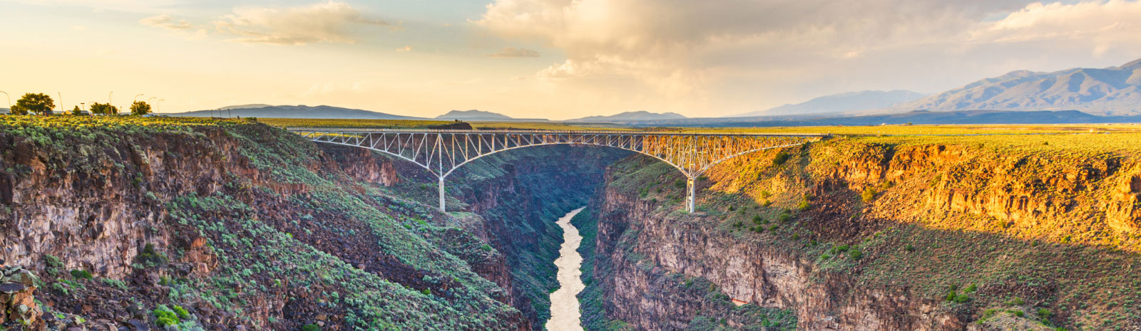 taos landscape with bridge