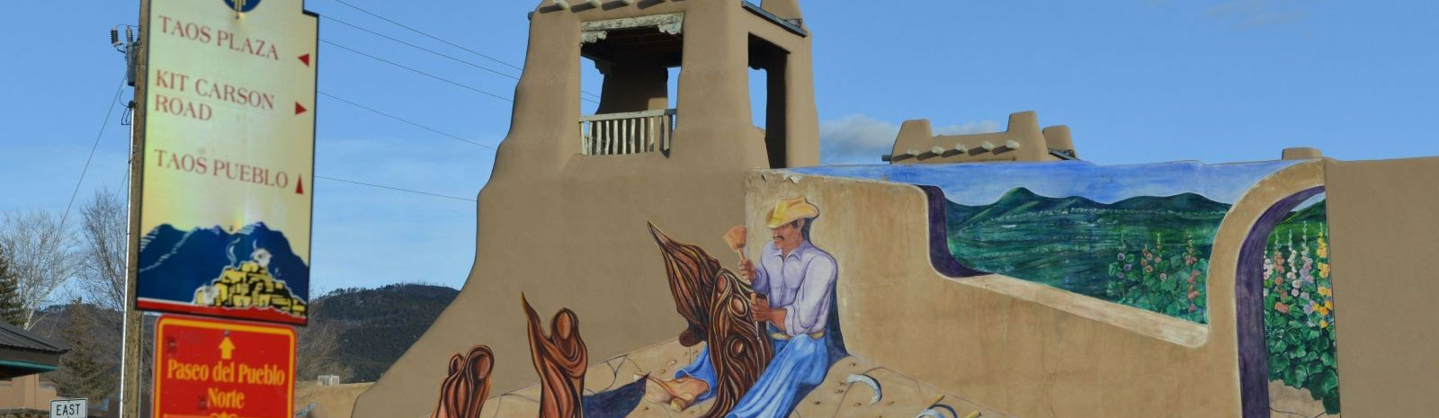 Taos Plaza Mural